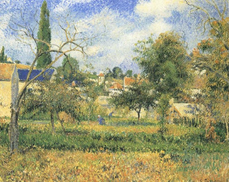 Camille Pissarro Pang plans Schwarz garden Germany oil painting art